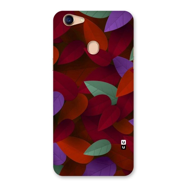 Aesthetic Colorful Leaves Back Case for Oppo F5 Youth